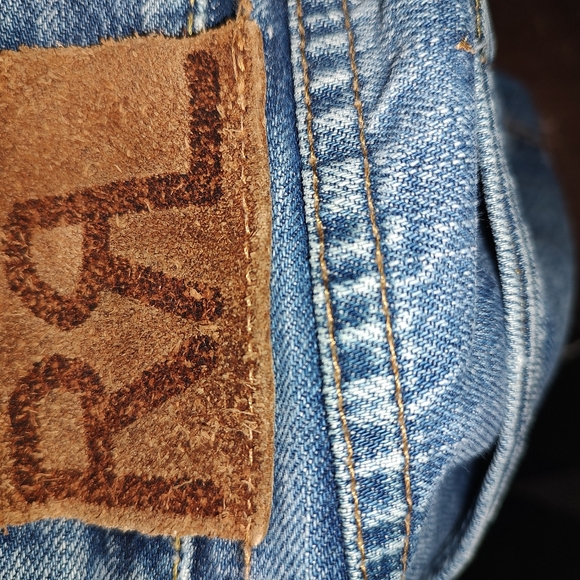 Men's Double RL Vintage made in the USA classic button fly jeans 30 x 34 - Picture 3 of 5